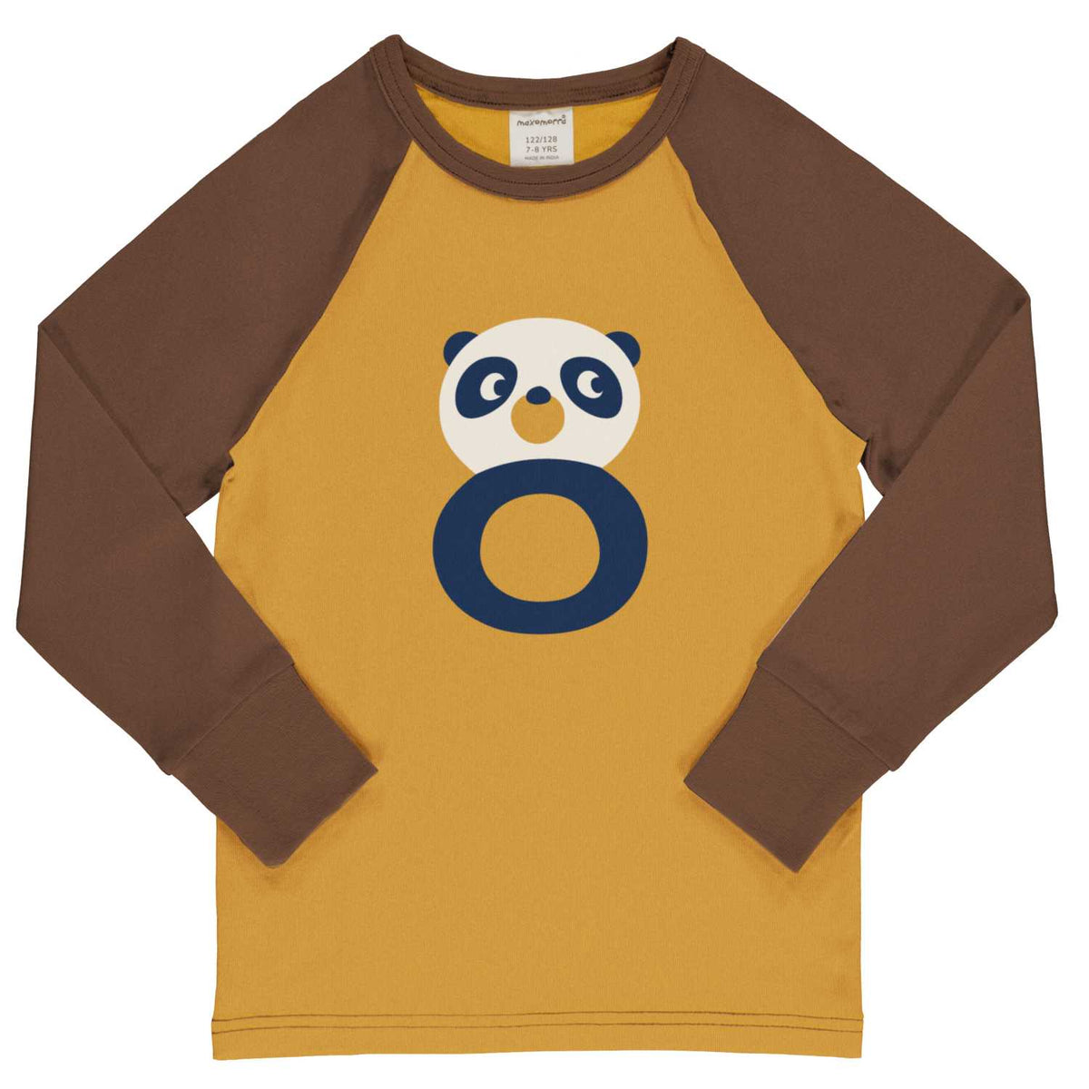 Maxomorra Raglan Top Long Sleeve - AGE 8 G