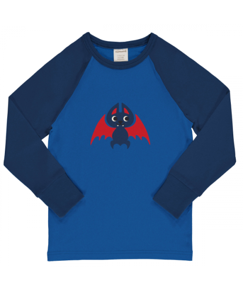 Maxomorra Top Long Sleeve Raglan - Bat