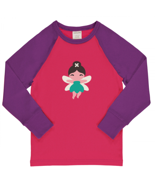 Maxomorra Top Long Sleeve Raglan - Fairy