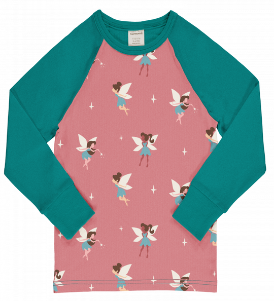 Maxomorra Top Long Sleeve Raglan Fairy