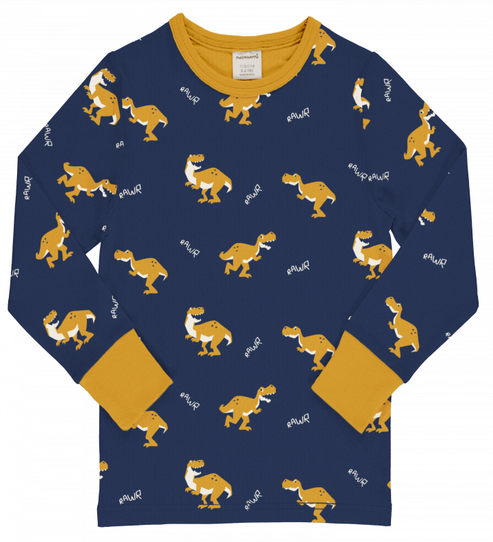 Maxomorra Top Long Sleeve - T-Rex