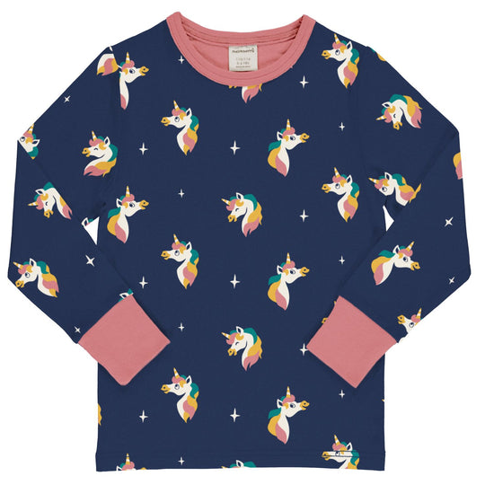 Maxomorra Top Long Sleeve UNICORN
