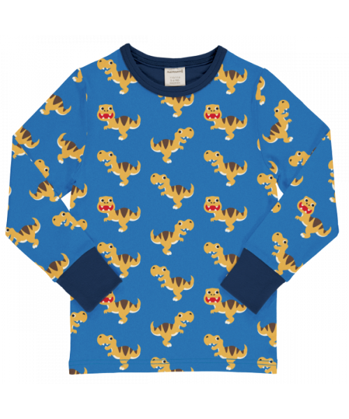 Maxomorra Long Sleeve Top - Dino