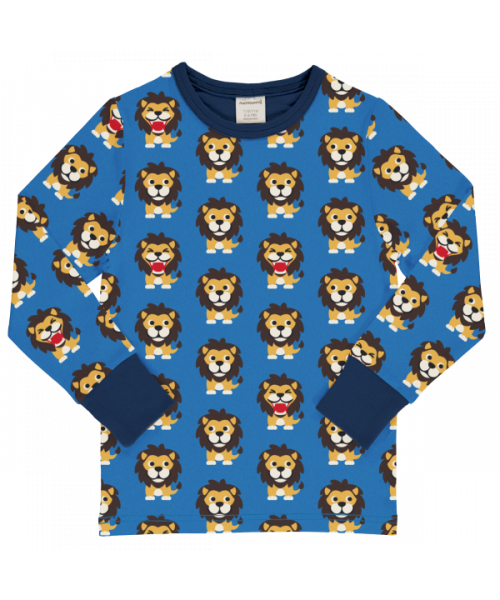 Maxomorra Top Long Sleeve - Lion