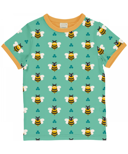 Maxomorra Top Short Sleeve Bee