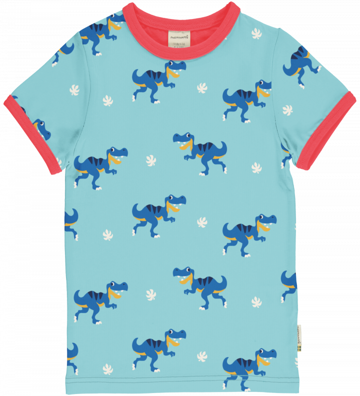 Maxomorra Top Short Sleeve - Dino