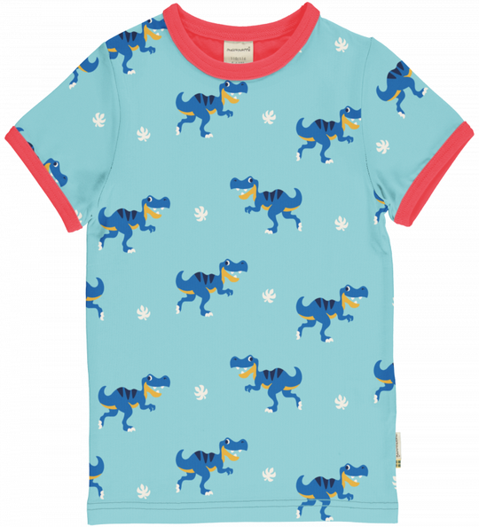 Maxomorra Short Sleeve Top - Dino