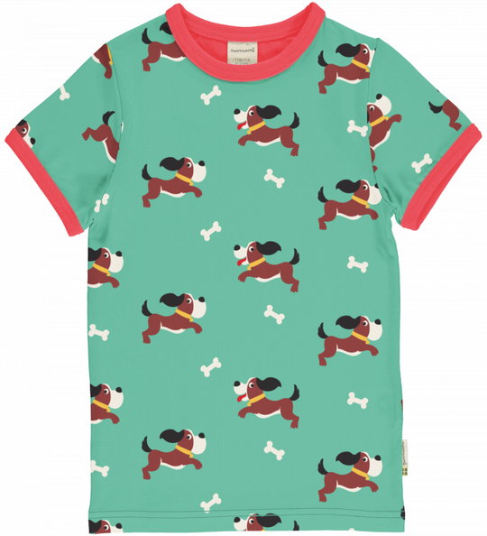 Maxomorra Top Short Sleeve - Dog