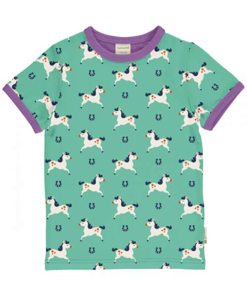 Maxomorra Top Short Sleeve - Horse