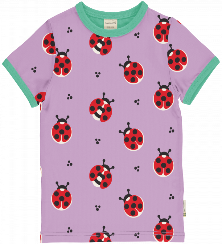 Maxomorra Top Short Sleeve - Ladybug