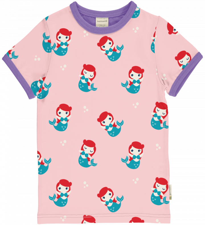 Maxomorra Top Short Sleeve - Mermaid