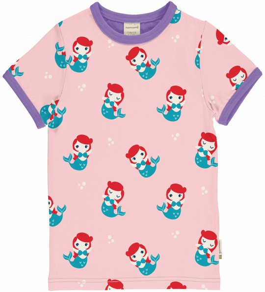 Maxomorra Top Short Sleeve - Mermaid