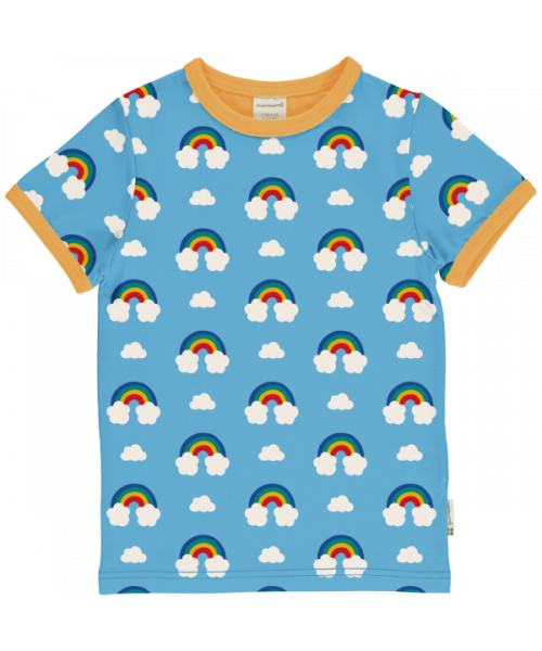 Maxomorra Top Short Sleeve - Rainbow