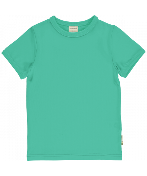 Maxomorra Top Short Sleeve - Solid Green