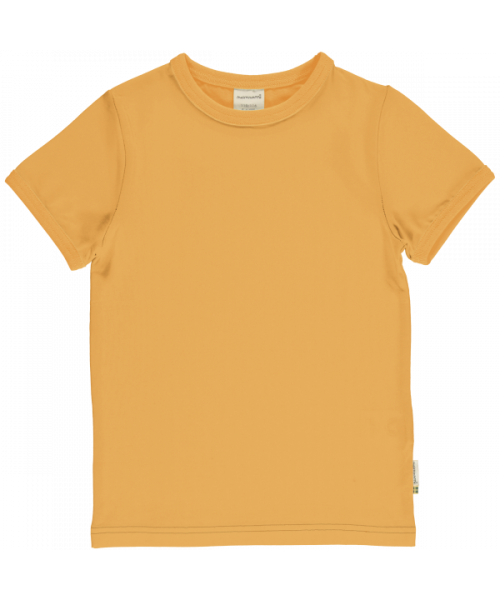Maxomorra Top Short Sleeve - Solid Yellow