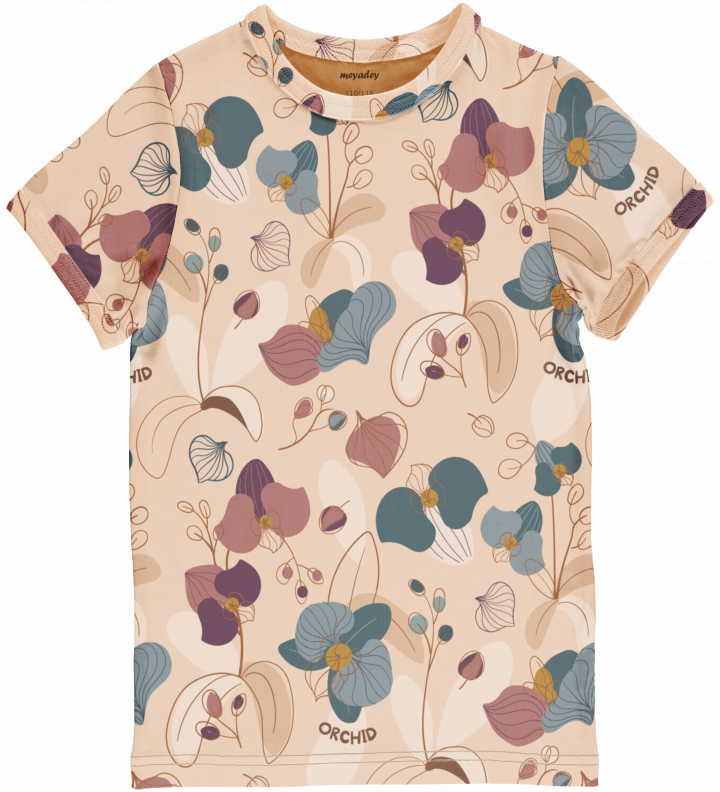 Meyadey Top Short Sleeve - Tropical Orchid