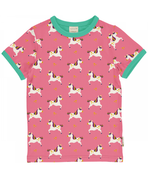 Maxomorra Top Short Sleeve - Unicorn