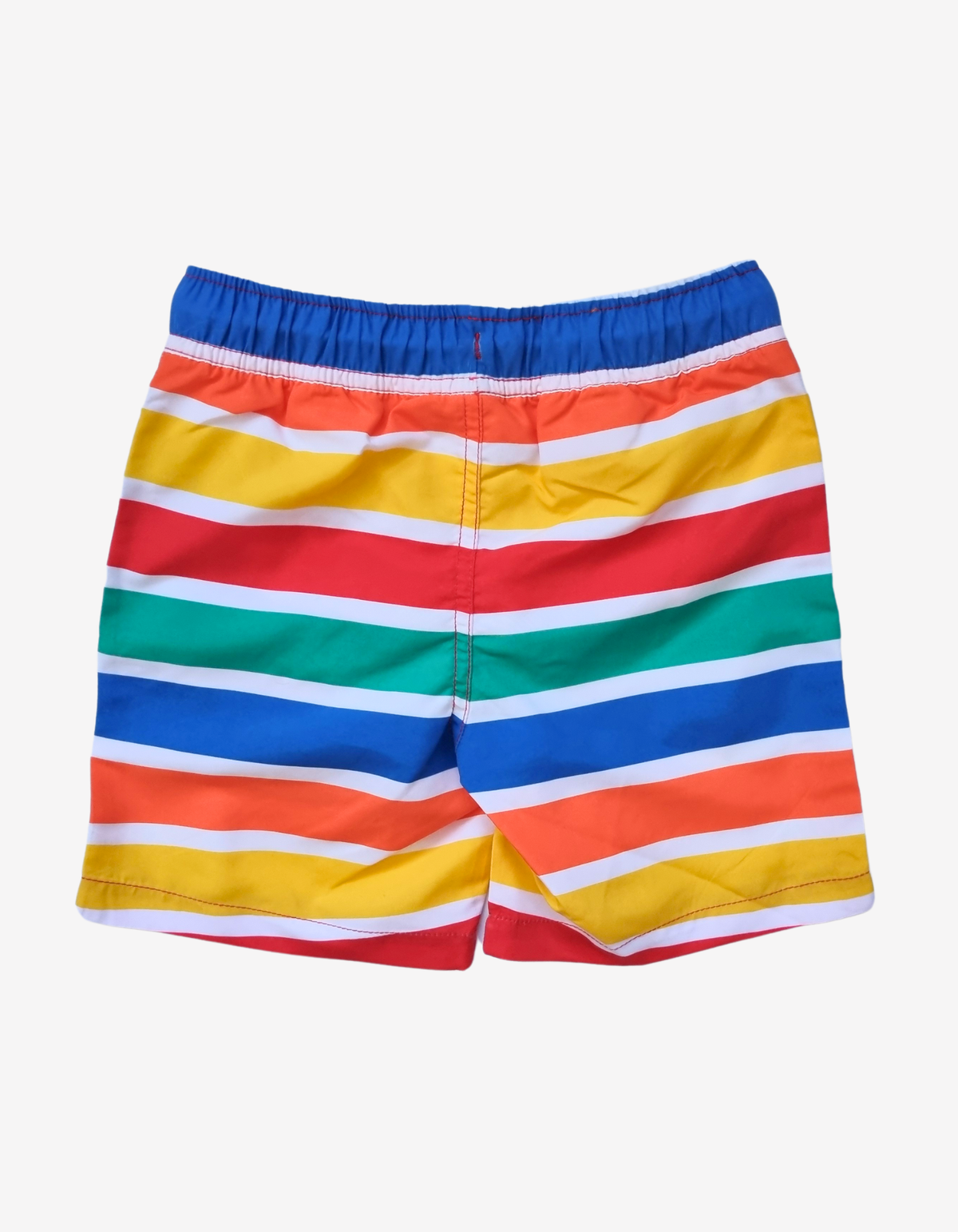 Toby Tiger Organic Swim Shorts - Happy Stripe