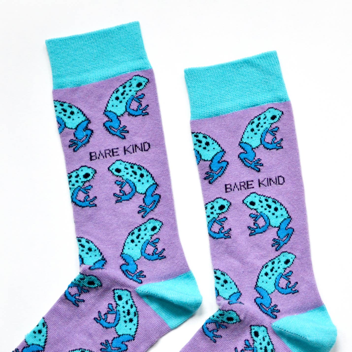 Pond Socks: Frogs / Single Pair / UK Adult 4-7