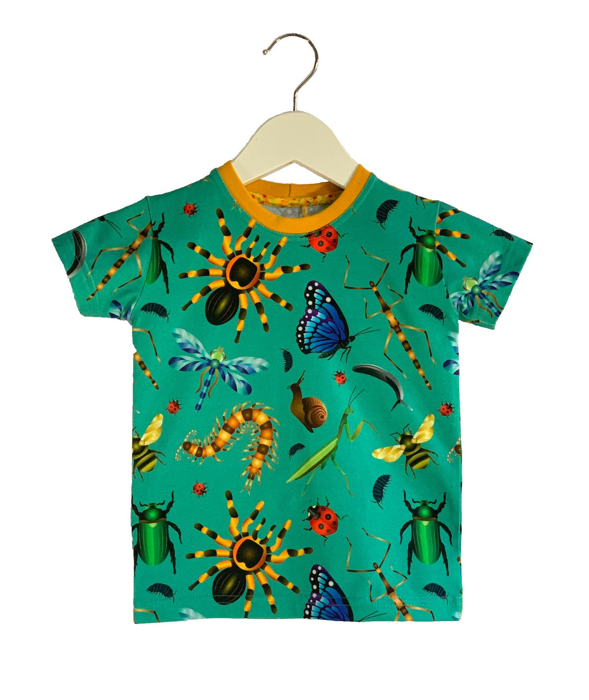 Pickbu T-Shirt Short Sleeve - Minibeasts Green