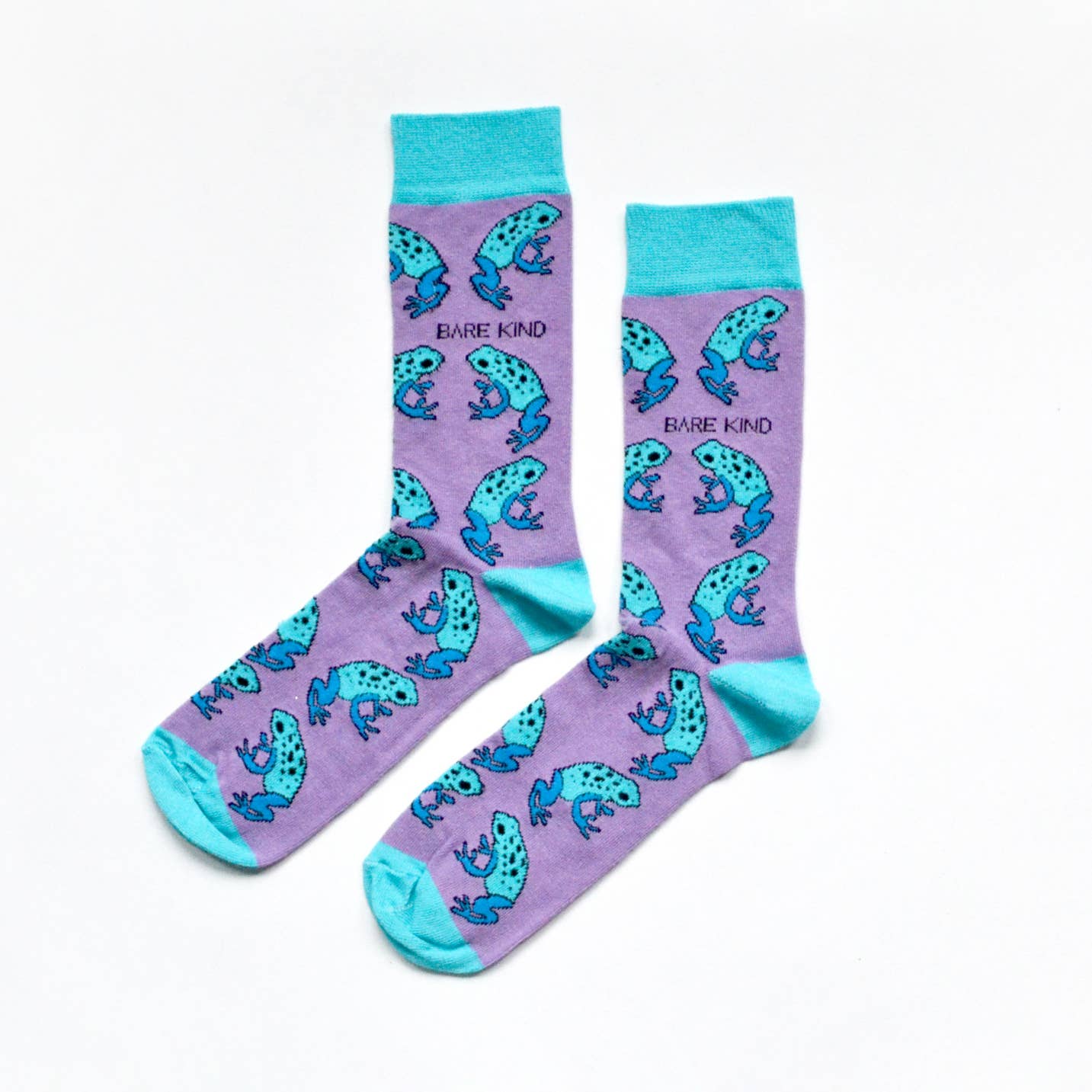 Pond Socks: Frogs / Single Pair / UK Adult 4-7