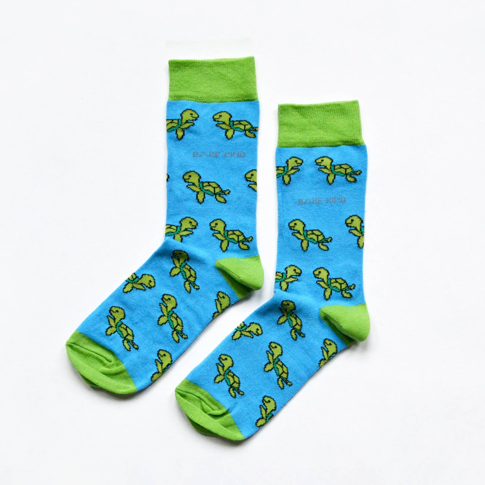 Ocean Socks: Turtles / Single Pair / UK Adult 4-7