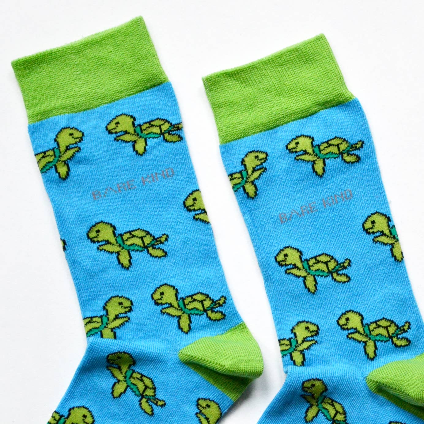 Ocean Socks: Turtles / Single Pair / UK Adult 4-7