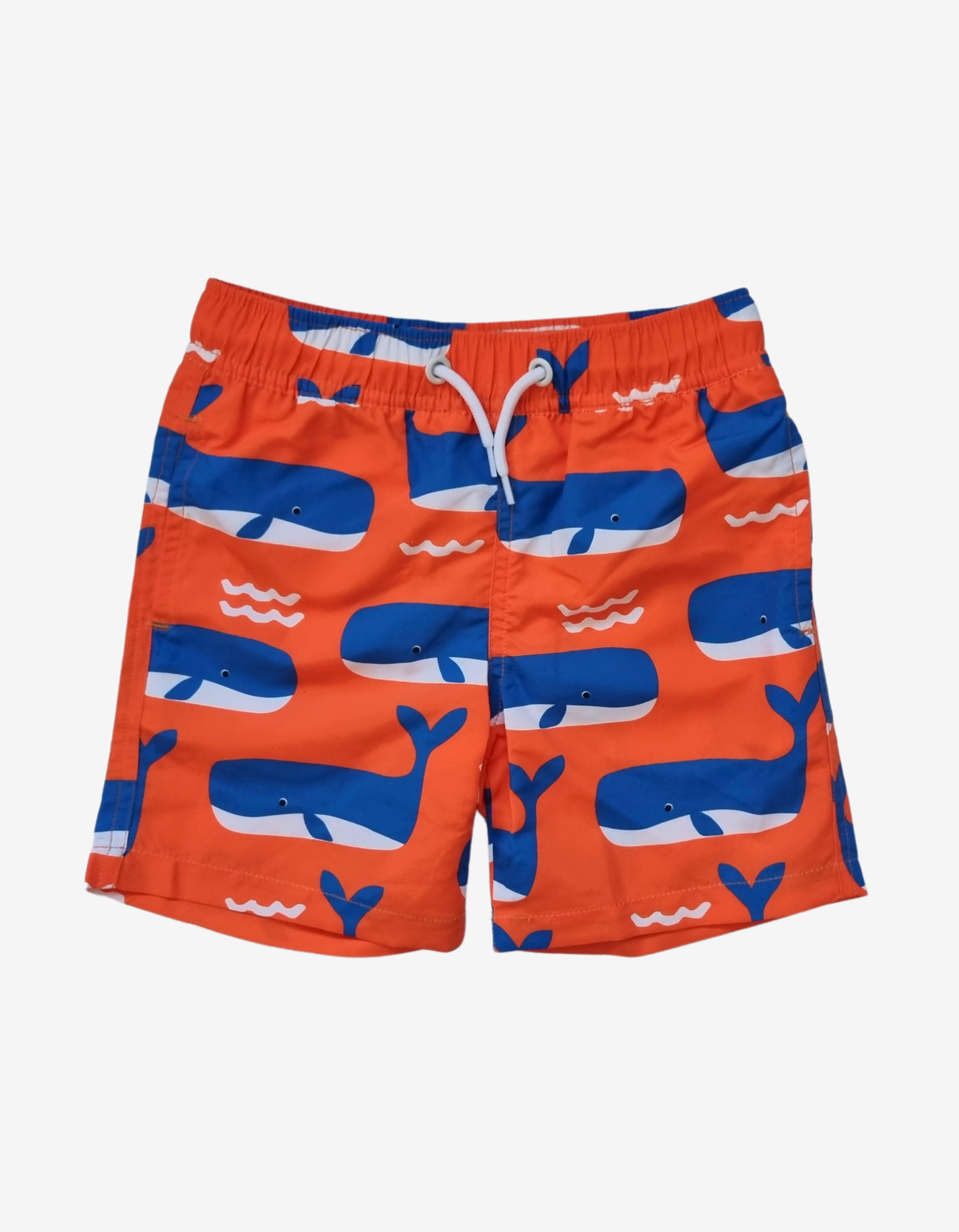 Toby Tiger Organic Swim Shorts - Whale Waves
