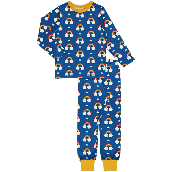 Maxomorra Pyjama Set Long Sleeve - Rainbow