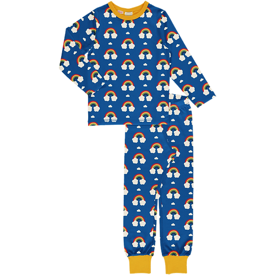 Maxomorra Pyjama Set Long Sleeve - Rainbow
