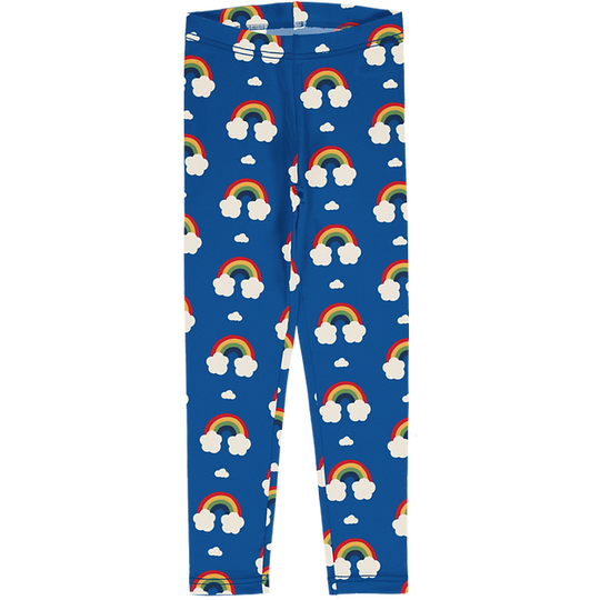 Maxomorra Leggings Rainbow - Blue
