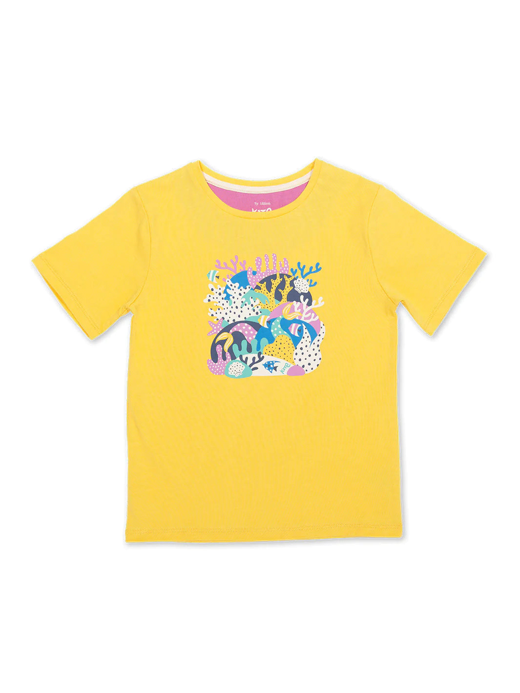 Kite T-Shirt Short Sleeve - Coral Reef Yellow