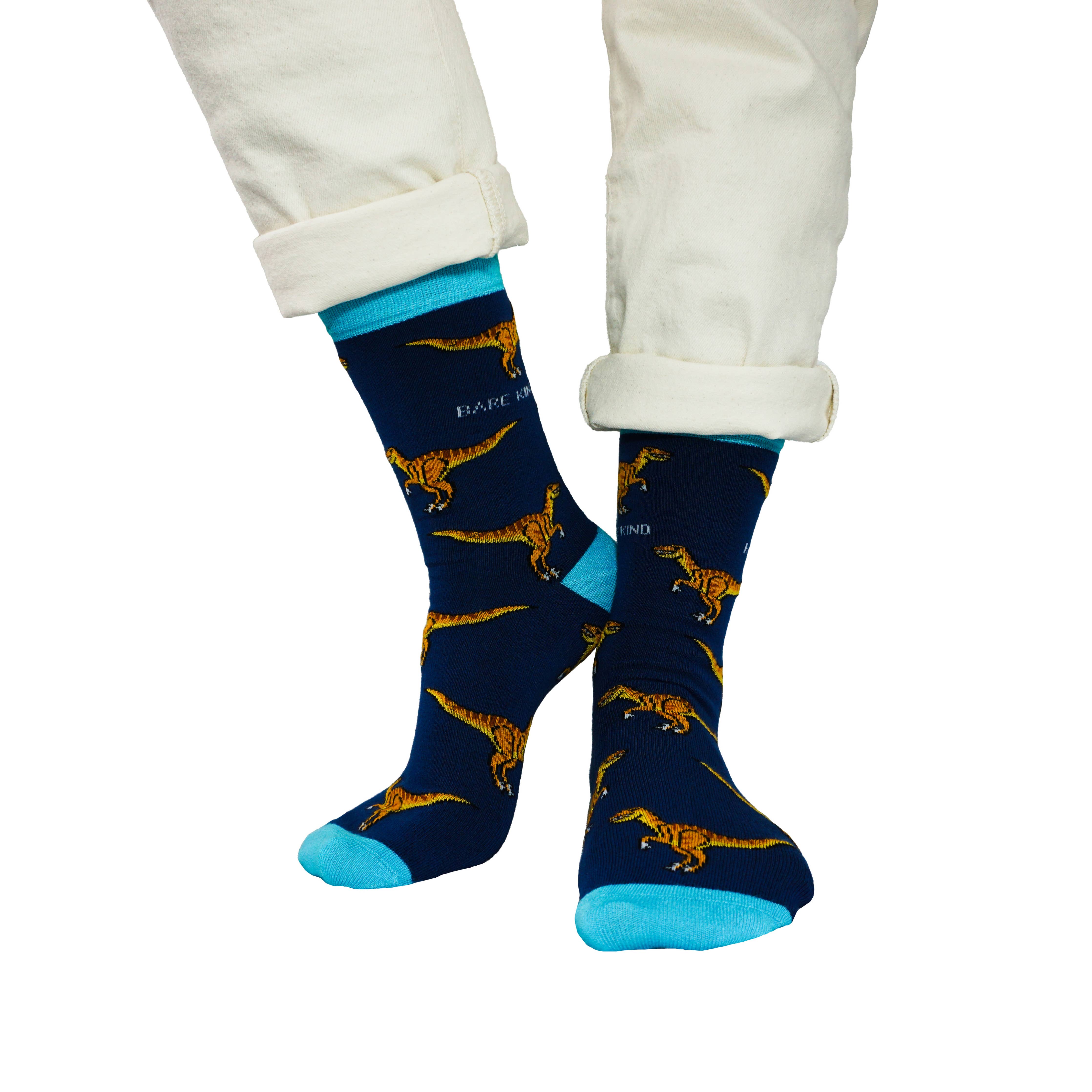 Dino Socks: UK Adult 4-7