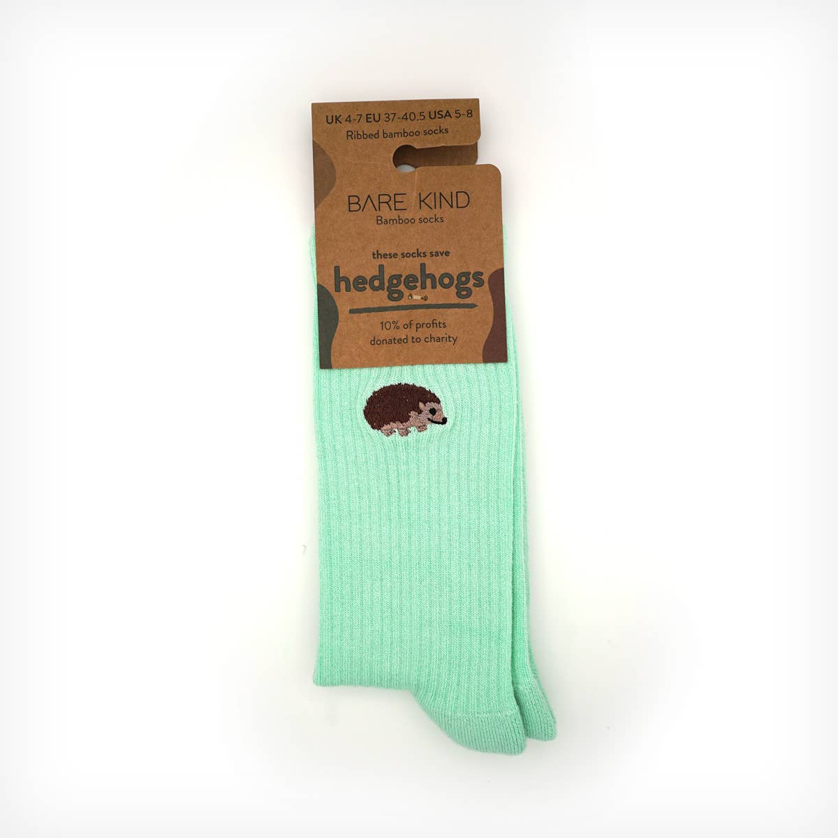 Green Socks: UK Adult 4-7