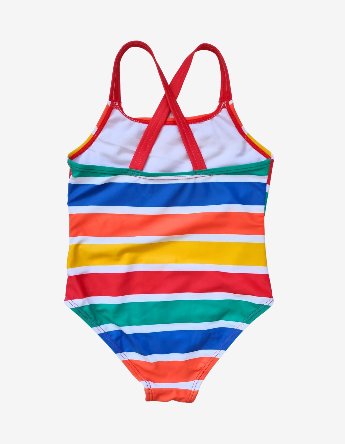 Toby Tiger Organic Swimsuit - Happy Stripe