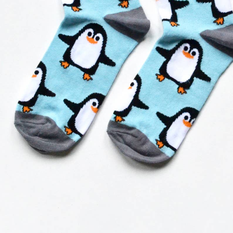 Aqua Socks: Penguins / Single Pair / UK Adult 4-7