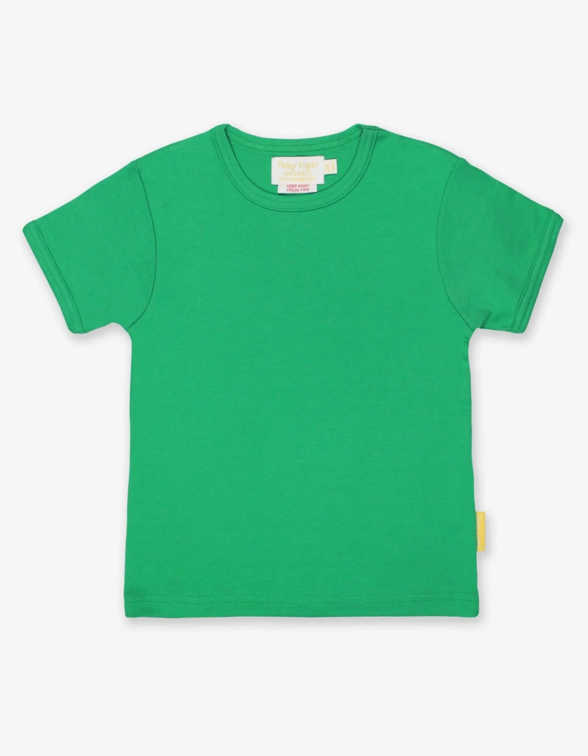 Toby Tiger Organic Basic T-Shirt Short Sleeve - Green