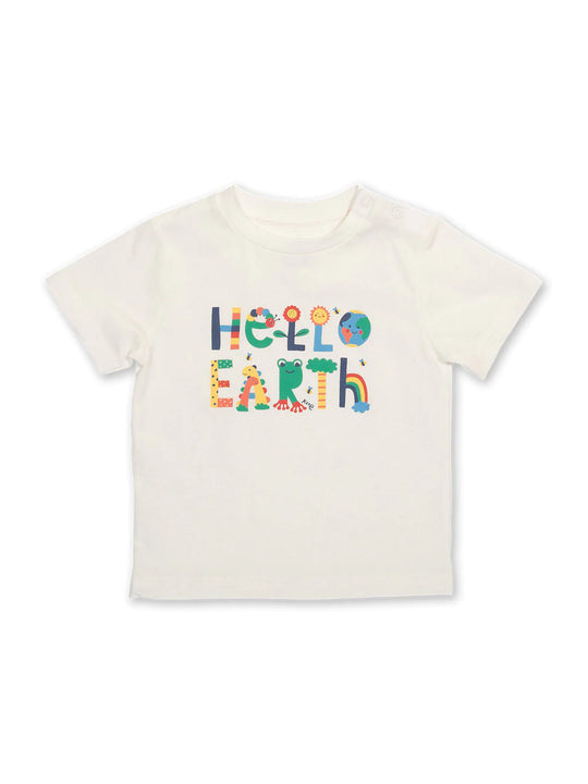 Kite Hello Earth T-Shirt - Cream