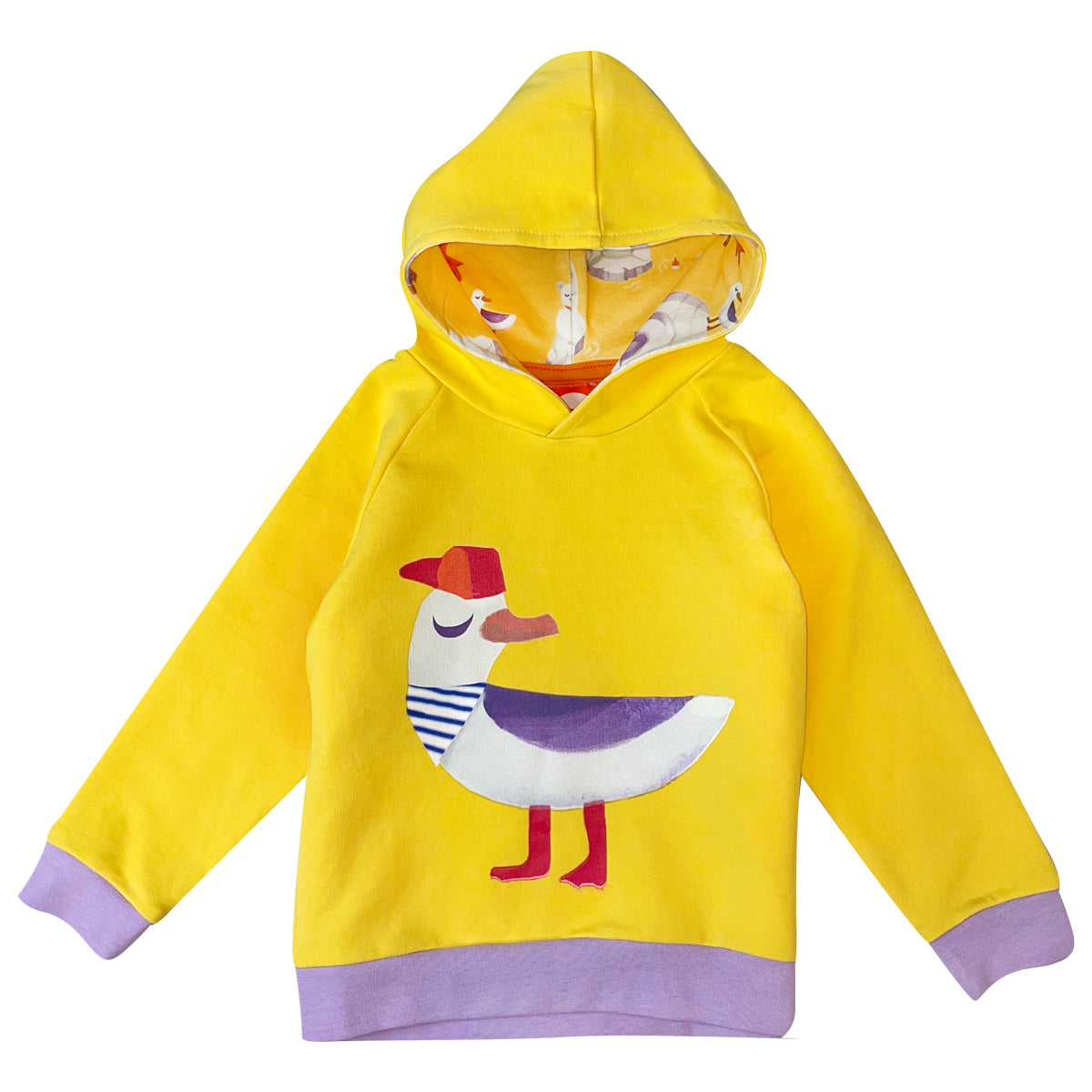 Curious Stories Hoodie - Seagull Yellow