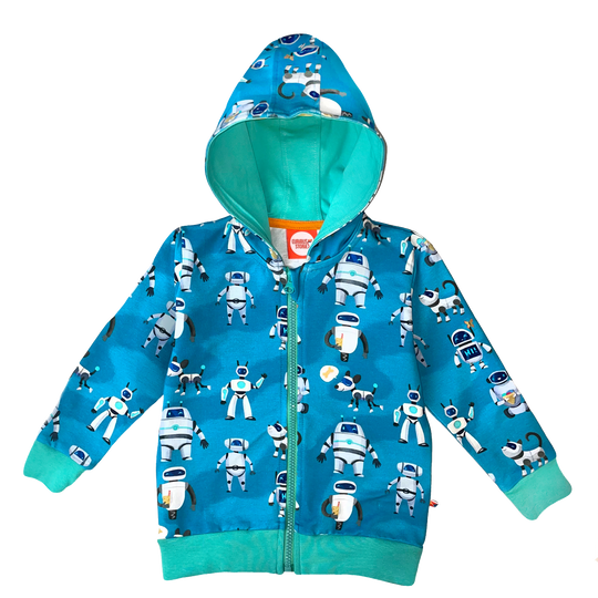 Curious Stories Hoodie Zipper - Robot