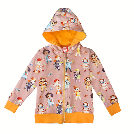 Curious Stories Hoodie Zipper - Supergirl