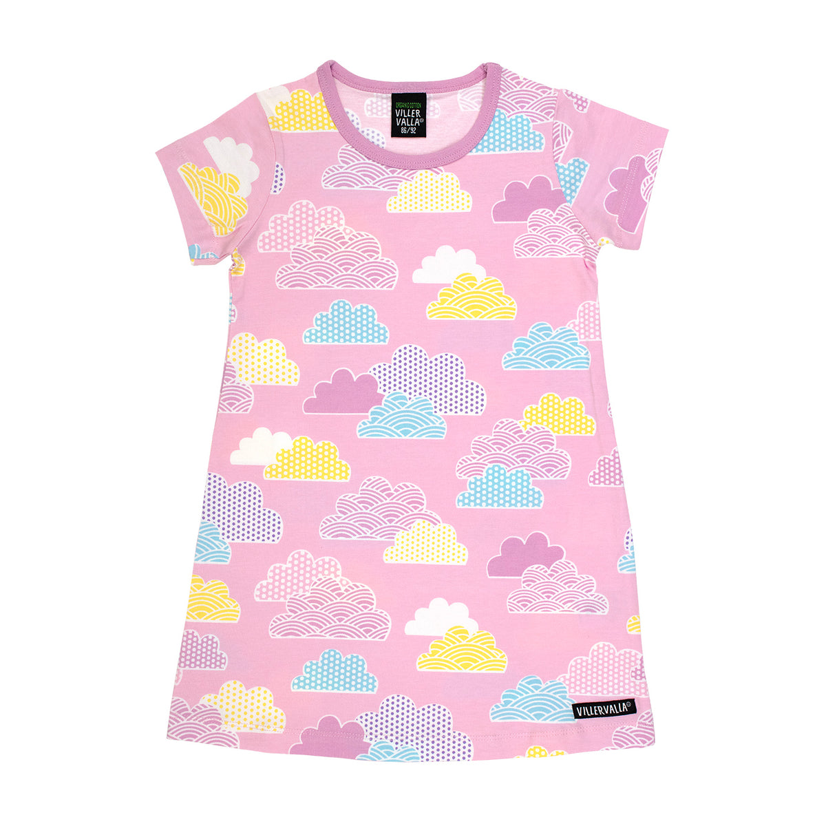 Villervalla Dress Short Sleeve - Cloud Raspberry