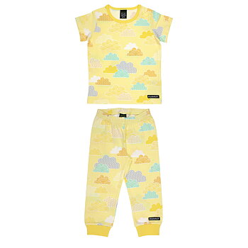 Villervalla T-Shirt & Trousers Set - Cloud Light Lemon