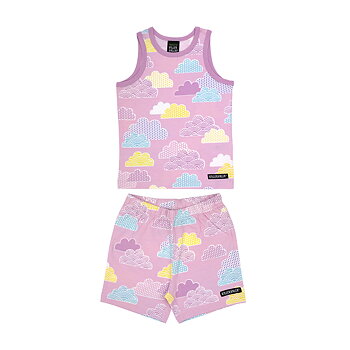 Villervalla Tank Top & Shorts Set - Cloud Raspberry