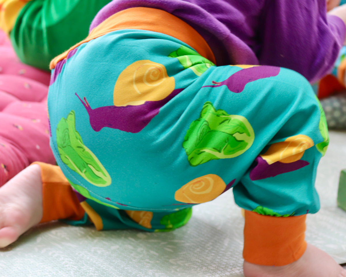 Pikolo Cuff Trousers - Snail & Lettuce