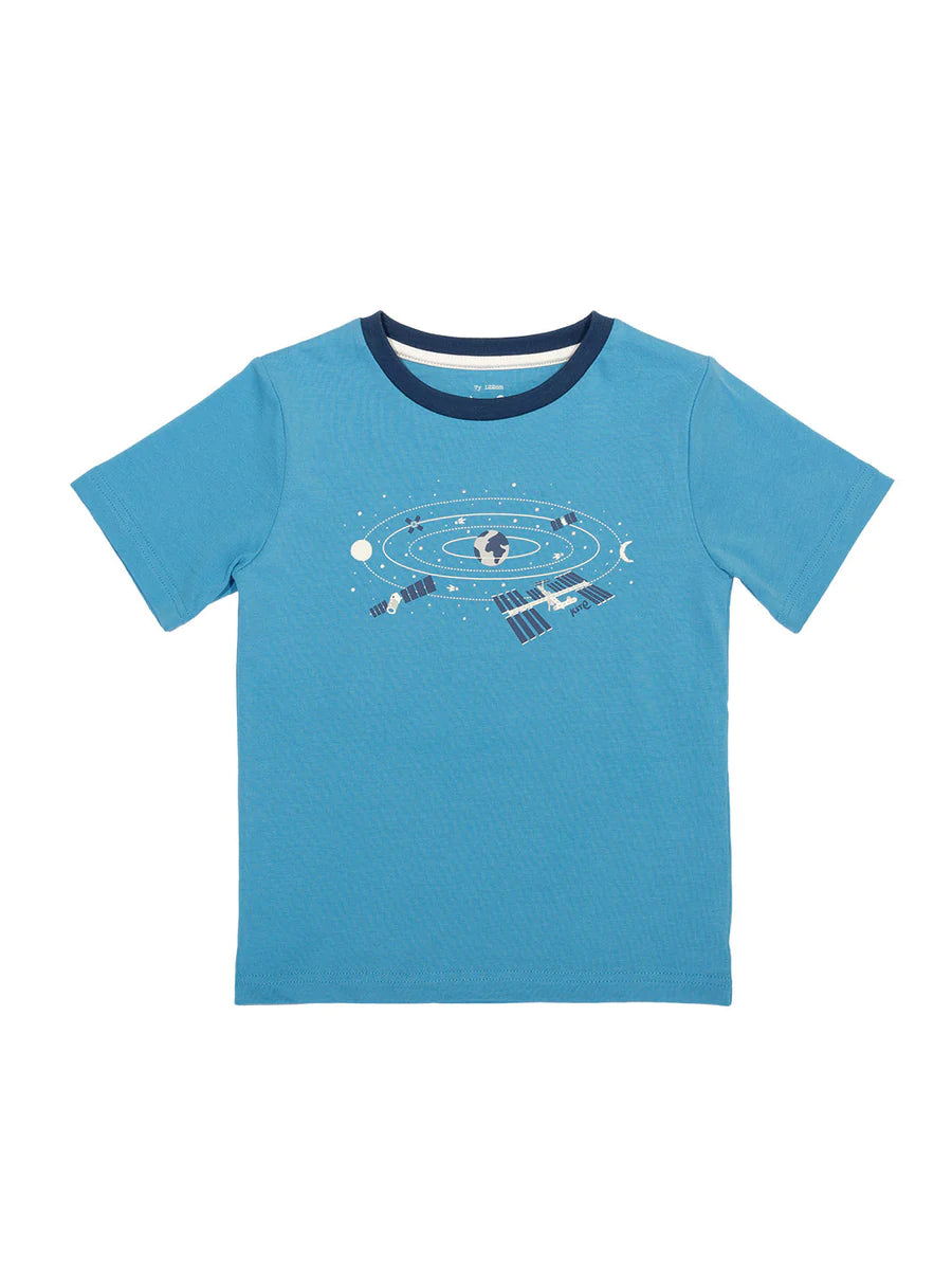Kite T-Shirt Short Sleeve - International Space Station Blue