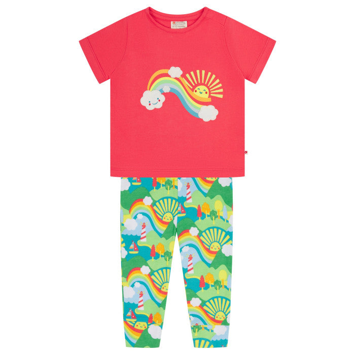 Piccalilly Two Piece Outfit - Island Life Red
