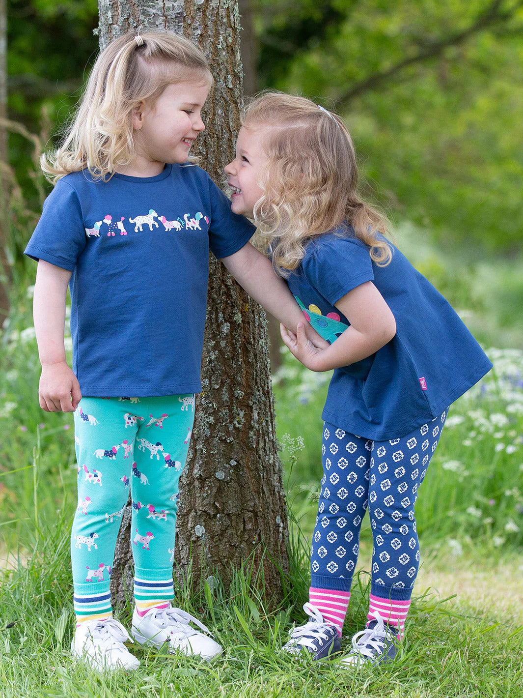 Kite Leggings - Fleur Navy