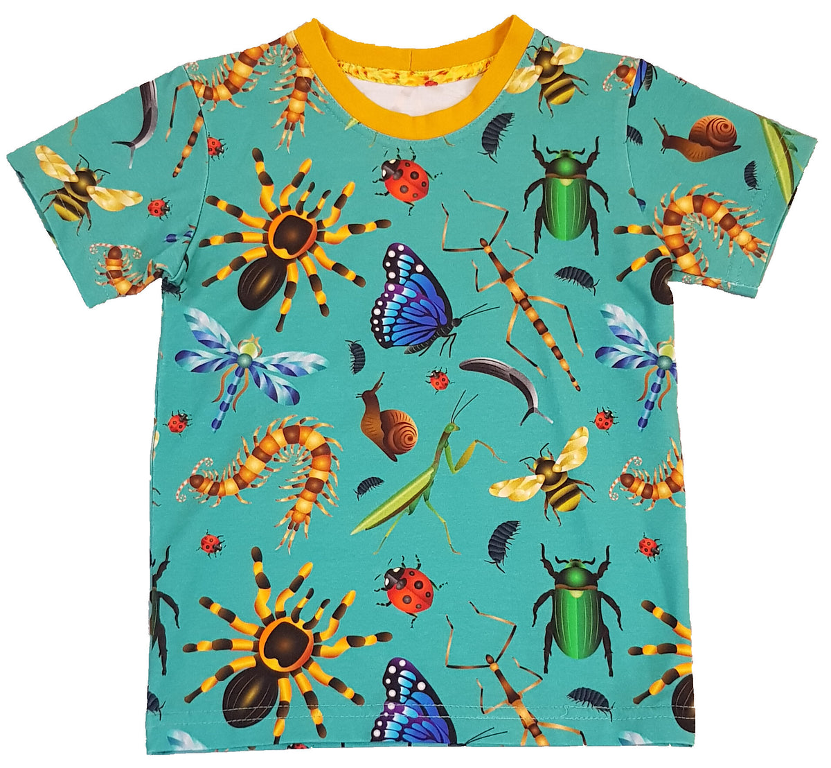Pickbu T-Shirt Short Sleeve - Minibeasts Green