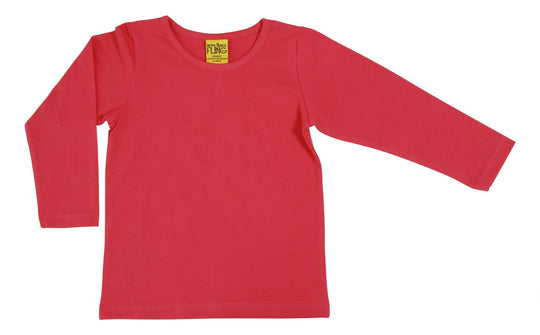 DUNS Sweden Top Long Sleeve - More Than A Fling Rouge Red